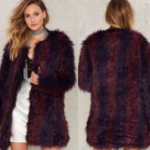 Life of Lola Nasty Gal Faux Fur Jacket